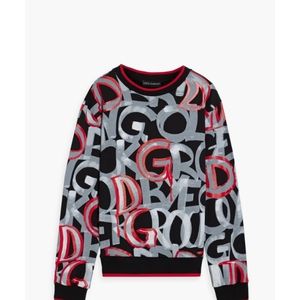 Dolce and Gabbana printed french cotton-terry sweatshirt